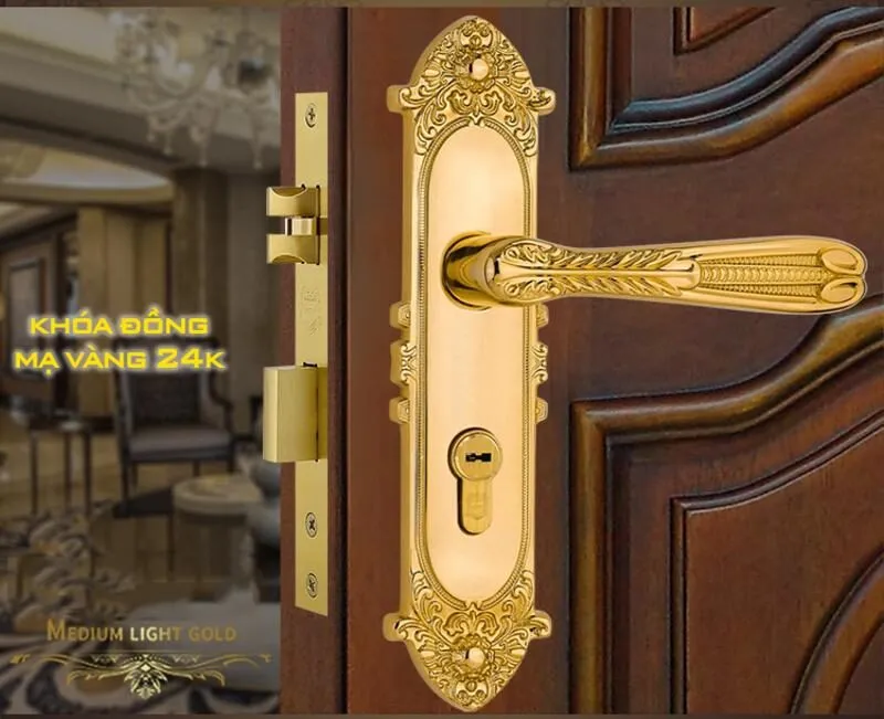 Khóa cửa gỗ G14