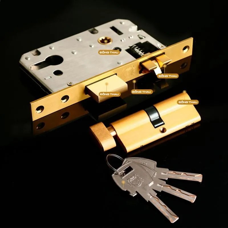 Bộ khóa cửa gỗ G11