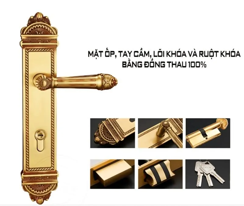 Bộ khóa cửa thông phòng DA148
