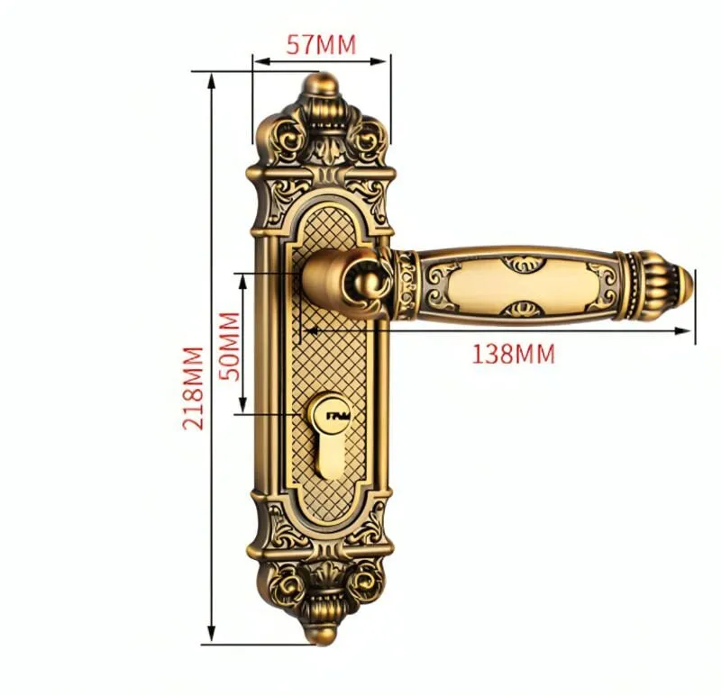 Kích thước khóa cửa DA146